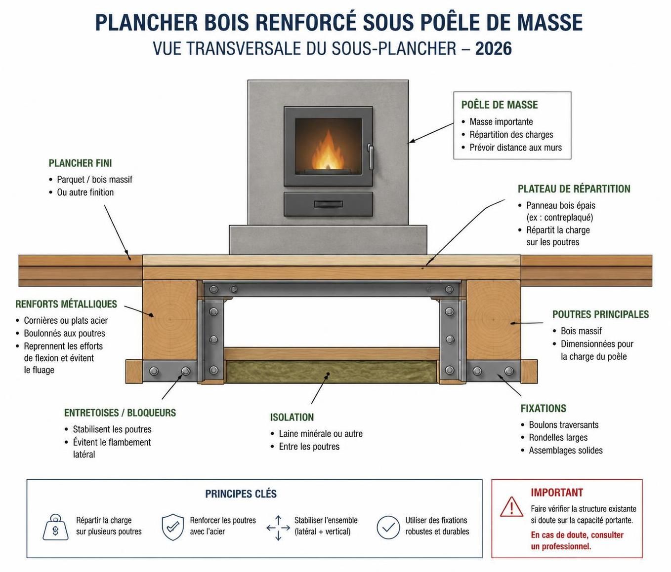 découvrez comment renforcer efficacement un plancher en bois pour installer en toute sécurité un poêle de masse, en suivant des conseils pratiques et des techniques adaptées.