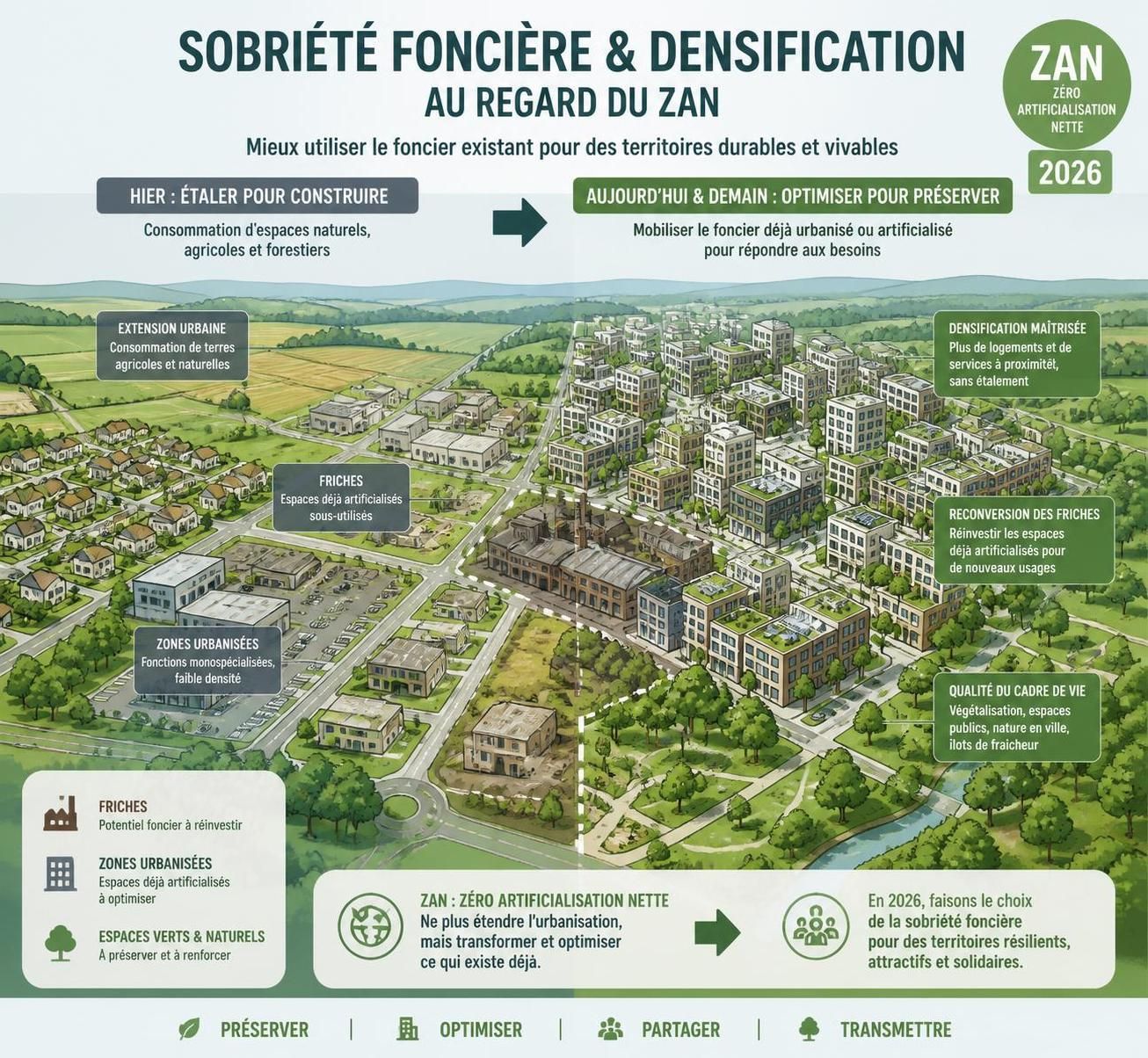 découvrez les impacts du zan et de l'artificialisation des sols sur les constructeurs, ainsi que les enjeux environnementaux et réglementaires associés.