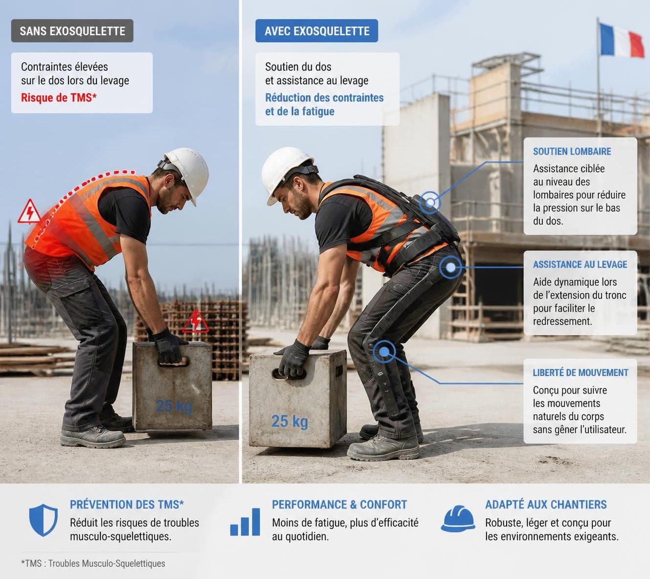 découvrez l'état actuel de l'adoption des exosquelettes sur les chantiers en france, leurs avantages, défis et perspectives pour les professionnels du secteur.