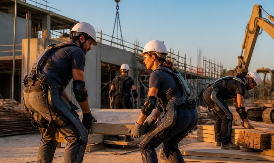 Exosquelettes sur les chantiers : où en est l&rsquo;adoption en France