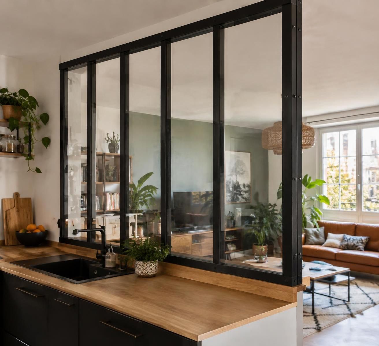 découvrez comment créer une verrière d’atelier avec des tasseaux et du plexiglas pour séparer vos espaces tout en laissant passer la lumière.