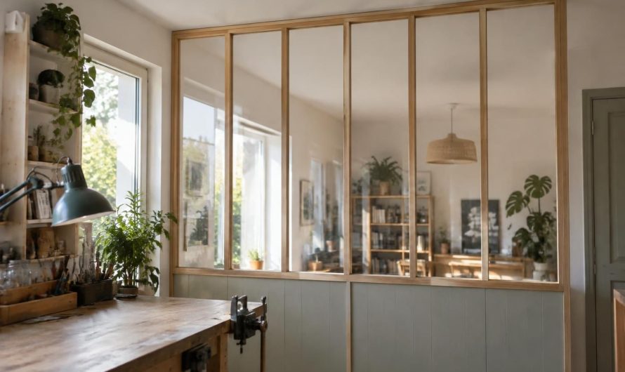 Créer une verrière d&rsquo;atelier en tasseaux et plexiglas