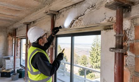 linteau béton fissuré au-dessus d’une baie : découvrez les causes possibles, les signes de gravité et les solutions de réparation ou de renforcement.